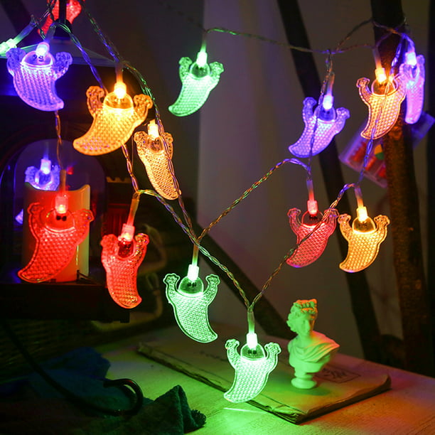 LED Fairy String Light Ghost Home Party Decoration Battery Operated Lamp